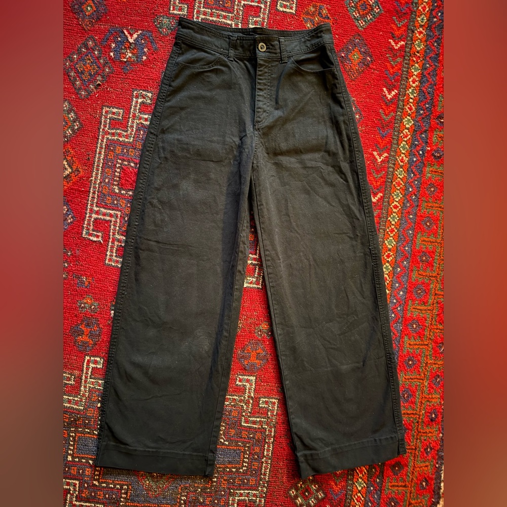 Old Navy NWOT mariner wide leg high rise five pocket sailor pants blackjack sz 6 - Picture 6 of 10